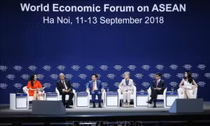 WEF ASEAN 2018: Nhật Bản, Việt Nam kêu gọi Mỹ quay lại CPTPP