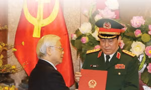 Đồng chí Lương Cường được thăng cấp bậc hàm Đại tướng