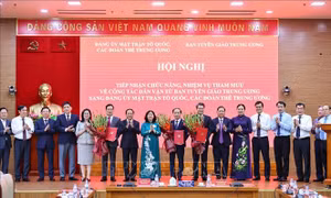 Điều động, phân công 3 Phó Bí thư chuyên trách Đảng ủy MTTQ, các đoàn thể Trung ương
