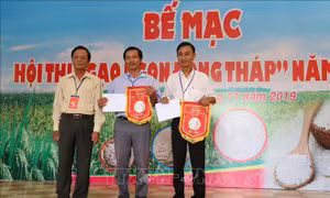 Gạo ST 24 đạt giải nhất Hội thi 'Gạo ngon Đồng Tháp' năm 2019
