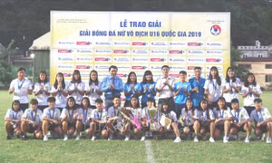 Đội tuyển Hà Nội vô định Giải bóng đá nữ U16 Quốc gia 2019