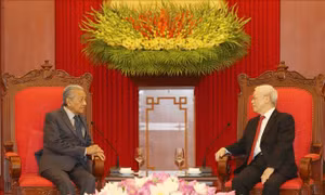 Tổng Bí thư, Chủ tịch nước Nguyễn Phú Trọng tiếp Thủ tướng Malaysia