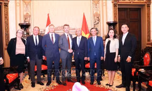 Lãnh đạo TP Hồ Chí Minh tiếp Thái tử kế vị Đan Mạch Frederik Andre Henrik Christian