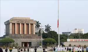 Việt Nam để Quốc tang đồng chí Chủ tịch Quốc hội Lào Xaysomphone Phomvihane