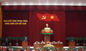 Ngày làm việc thứ nhất của Hội nghị Trung ương khóa XIII
