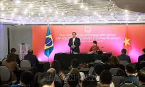 Thủ tướng gặp gỡ cộng đồng người Việt Nam tại Brazil và các nước Nam Mỹ lân cận