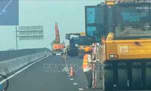 Xử phạt một công ty thi công cao tốc không đảm bảo an toàn giao thông