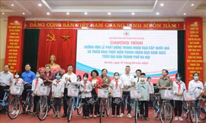 Hà Nội: Phấn đấu hỗ trợ trên 8.000 lượt người trong Tháng Nhân đạo năm 2022