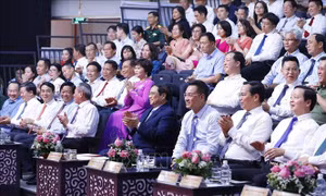Thủ tướng Phạm Minh Chính dự Lễ ra mắt Kênh truyền hình quốc gia khu vực Tây Nam Bộ
