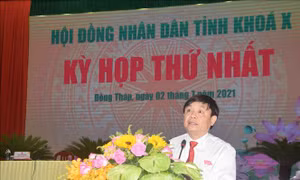 Ông Phan Văn Thắng, tái đắc cử chức Chủ tịch HĐND tỉnh Đồng Tháp