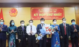 Ông Nguyễn Tiến Hải tái đắc cử Chủ tịch HĐND tỉnh Cà Mau
