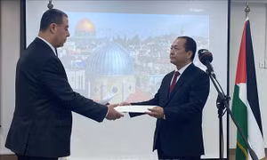 Tổng thống Palestine mong muốn phát triển hơn nữa quan hệ hữu nghị với Việt Nam