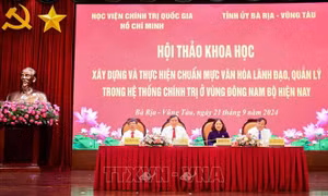 Xây dựng và thực hiện chuẩn mực văn hóa lãnh đạo, quản lý là đòi hỏi tất yếu khách quan