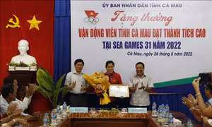 Cà Mau: Khen thưởng vận động viên có thành tích cao tại SEA Games 31