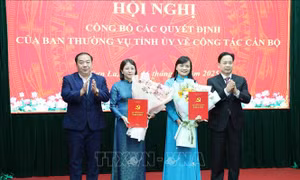 Tỉnh ủy Sơn La công bố các quyết định về công tác cán bộ 