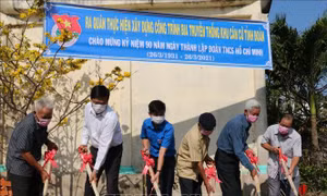 Cà Mau: Xây dựng Bia truyền thống Khu căn cứ Tỉnh đoàn