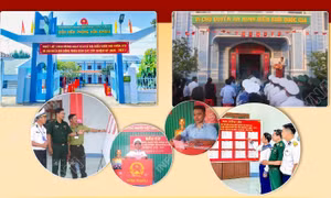 Ngày 13/3/2026, hoàn thành bầu cử sớm tại 2 cụm đảo ở Cà Mau