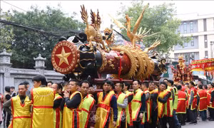 Tưng bừng lễ hội rước pháo Đồng Kỵ, Bắc Ninh