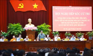 Thủ tướng Phạm Minh Chính tiếp xúc cử tri thành phố Cần Thơ