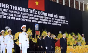  Lễ truy điệu nguyên Tổng Bí thư Đỗ Mười tại Nhà tang lễ Quốc gia