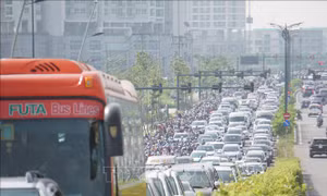 Hầm vượt sông Sài Gòn đã mở cửa cho phương tiện lưu thông trở lại