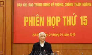 Tổng Bí thư, Chủ tịch nước Nguyễn Phú Trọng: Xây dựng cơ chế phòng ngừa chặt chẽ để 'không thể tham nhũng'