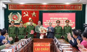 Khen thưởng lực lượng triệt phá đường dây lừa đảo tại Campuchia
