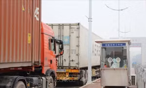 Dừng tiếp nhận hoa quả, thủy sản đông lạnh qua cửa khẩu, lối mở biên giới Móng Cái từ 17/1