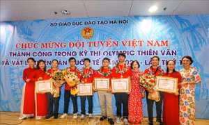 Học sinh Hà Nội giành thành tích cao tại Olympic Thiên văn và Vật lý thiên văn 