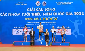 Bế mạc Giải cầu lông các nhóm tuổi thiếu niên Quốc gia năm 2023