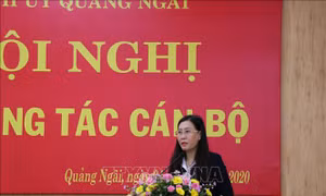 Chuẩn y đồng chí Bùi Thị Quỳnh Vân giữ chức Bí thư Tỉnh ủy Quảng Ngãi
