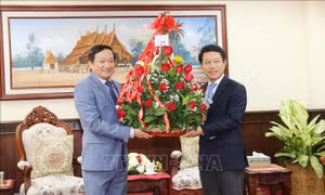 Lãnh đạo Đảng, Nhà nước Việt Nam chúc mừng nhân dịp Tết Lào
