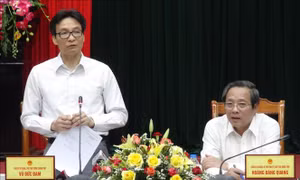 Phó Thủ tướng Vũ Đức Đam thăm và làm việc tại Quảng Bình