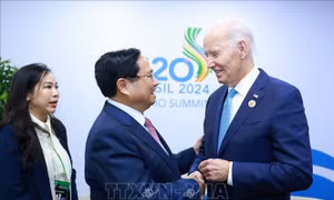 Thủ tướng Phạm Minh Chính gặp Tổng thống Hoa Kỳ Joe Biden