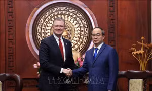 Lãnh đạo Thành phố Hồ Chí Minh tiếp Đại sứ Hoa Kỳ tại Việt Nam