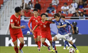 AFC Asian Cup 2023: Việt Nam thể hiện lối chơi quả cảm dù thua Nhật Bản với tỷ số 2 - 4