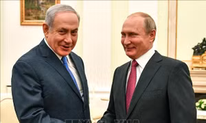 Lần đầu tiên sau vụ bắn rơi máy bay ở Syria, Thủ tướng Israel và Tổng thống Nga gặp gỡ