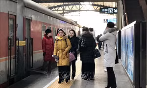 Đoàn nghệ thuật Triều Tiên lưu diễn Trung Quốc 