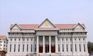 Bộ Xây dựng tổ chức nghiệm thu công trình Nhà Quốc hội Lào
