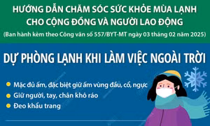 Dự phòng lạnh khi làm việc ngoài trời 
