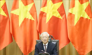 Tổng Bí thư, Chủ tịch nước Nguyễn Phú Trọng tiếp các Đại sứ trình Quốc thư