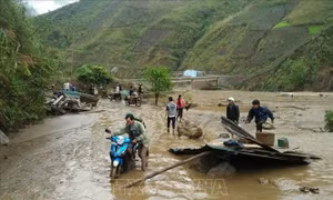 Nguy cơ cao lũ quét và sạt lở đất ở vùng núi Tây Bắc 