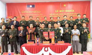 Kết nghĩa lực lượng bảo vệ biên giới, vun đắp tình hữu nghị Việt Nam - Lào