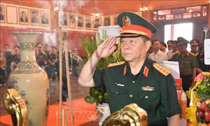 Đại tướng Nguyễn Trọng Nghĩa thăm, làm việc tại tỉnh An Giang