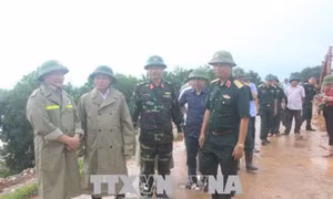 Lãnh đạo ngành Nông nghiệp thị sát công tác phòng chống bão tại Thanh Hóa