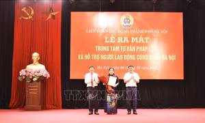 Ra mắt Trung tâm Tư vấn pháp luật và Hỗ trợ người lao động Công đoàn Hà Nội