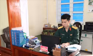 Thượng úy trẻ đam mê nghiên cứu khoa học