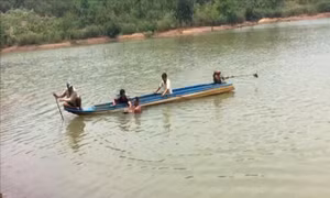 Chèo ghe ra hồ đập tràn tắm, một thanh niên tử vong do đuối nước