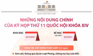 Những nội dung chính của Kỳ họp thứ 11 Quốc hội khóa XIV