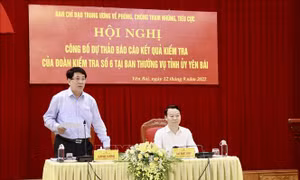 Tăng cường chỉ đạo đối với công tác đấu tranh phòng, chống tham nhũng, tiêu cực